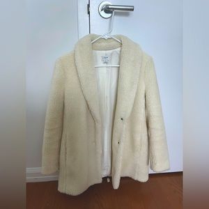 J. Crew Cream Teddy Jacket